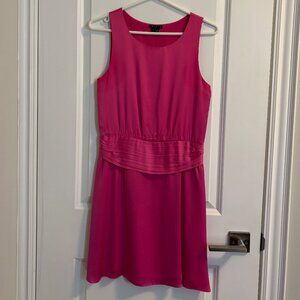 Theory - Sleeveless Silk Mini Dress - Size 2 - Pink